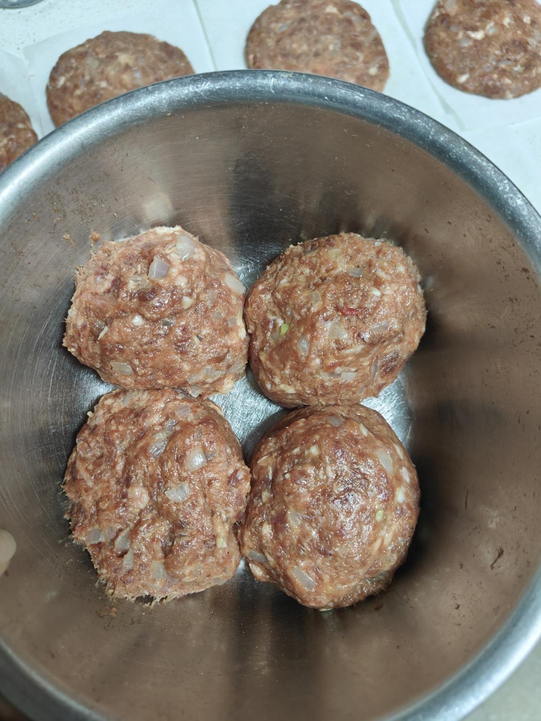 超详细汉堡牛肉饼｜附自制汉堡搭配#Healthymeals#减脂必撸16