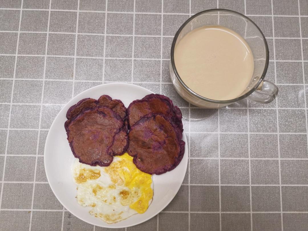 减肥必备紫薯饼