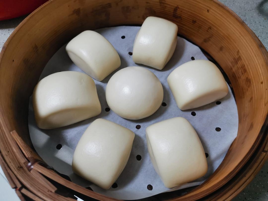 无需滤镜的奶香水光小馒头（消耗用剩的淡奶油）