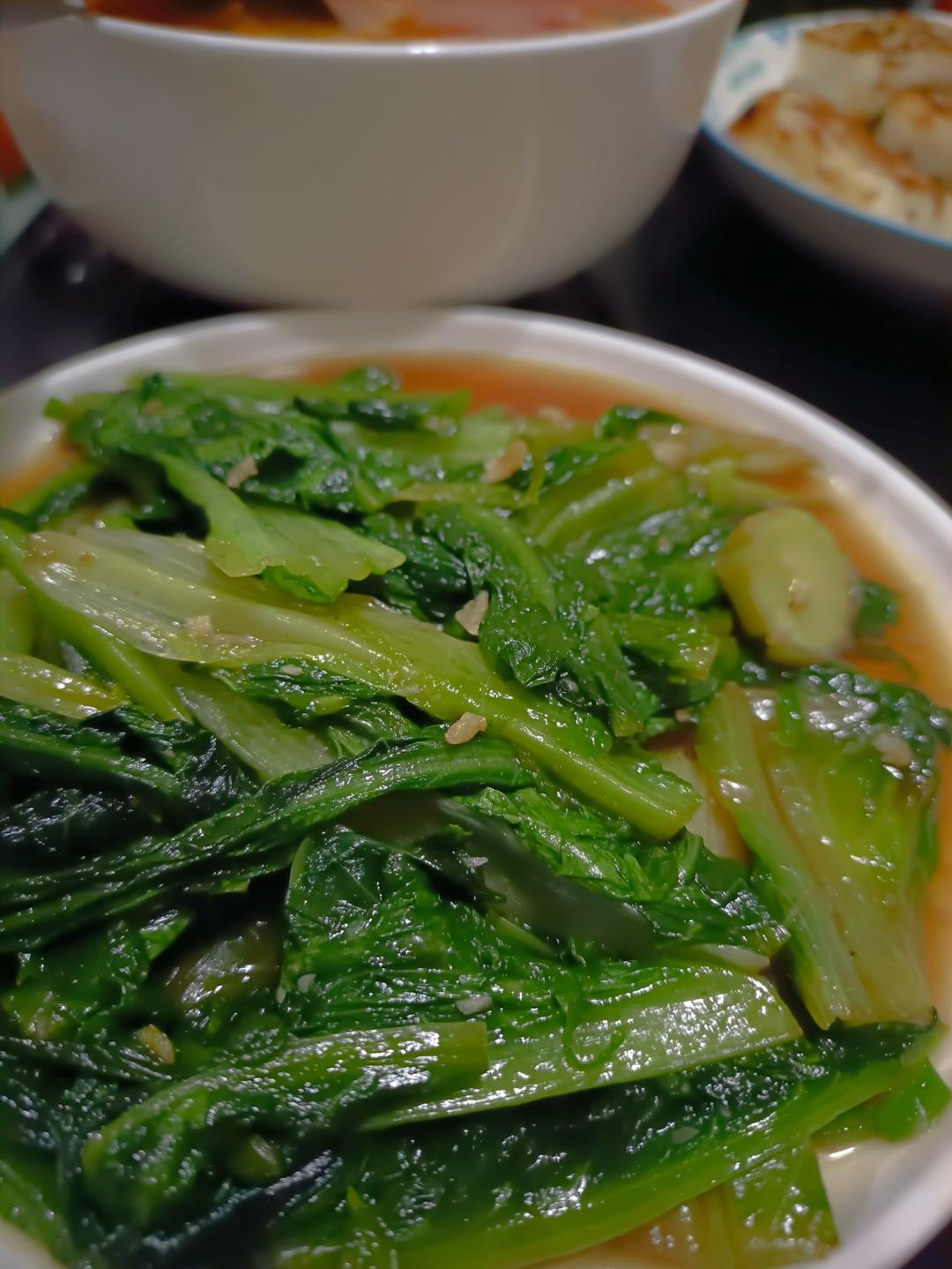 蒜蓉油麦菜（蚝油）