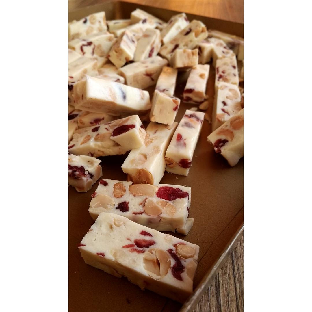 蔓越莓花生牛轧糖-棉花糖版