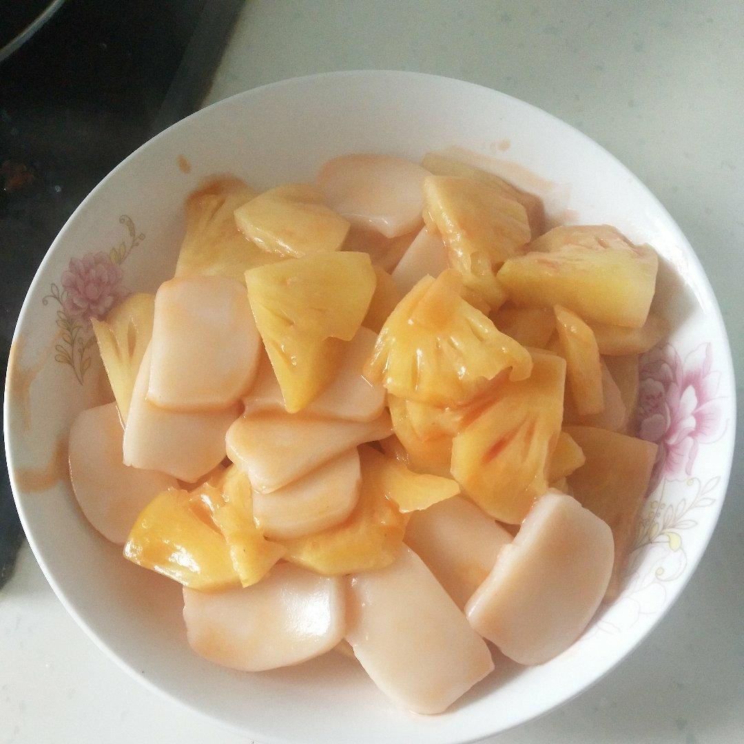菠萝炒年糕