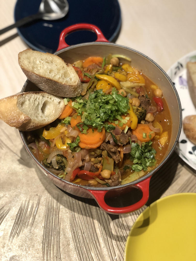 北非的夏日-摩洛哥风味蔬菜炖汤 Moroccan vegetable stew