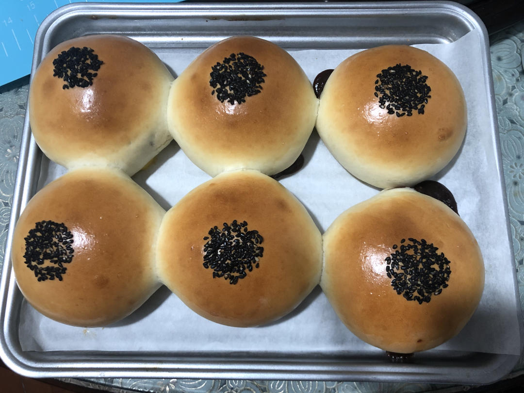 【跟做有奖】经典日式红豆包｜超级松软香甜｜新手必看｜一次发酵超快手