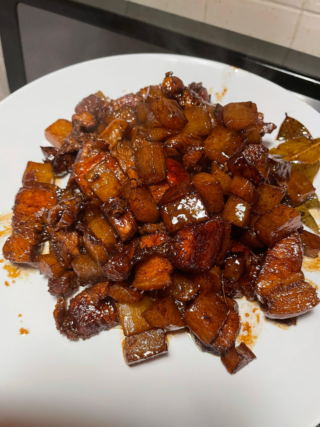 不焯水不放油的家常红烧肉