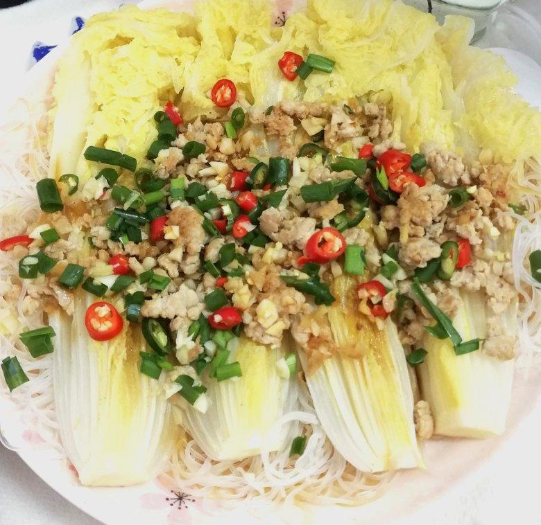 蒜蓉粉丝蒸娃娃菜
