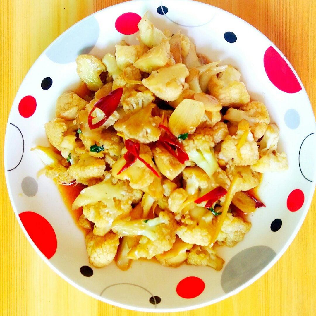 很“浪费”米饭的家常菜之一-------干锅菜花