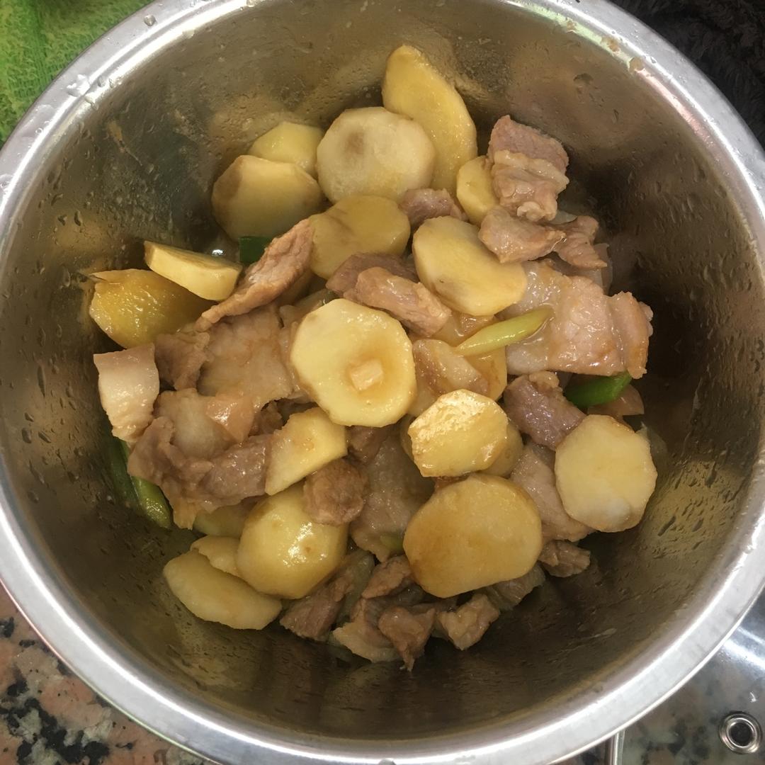 水乡小菜—茨菇炒肉片