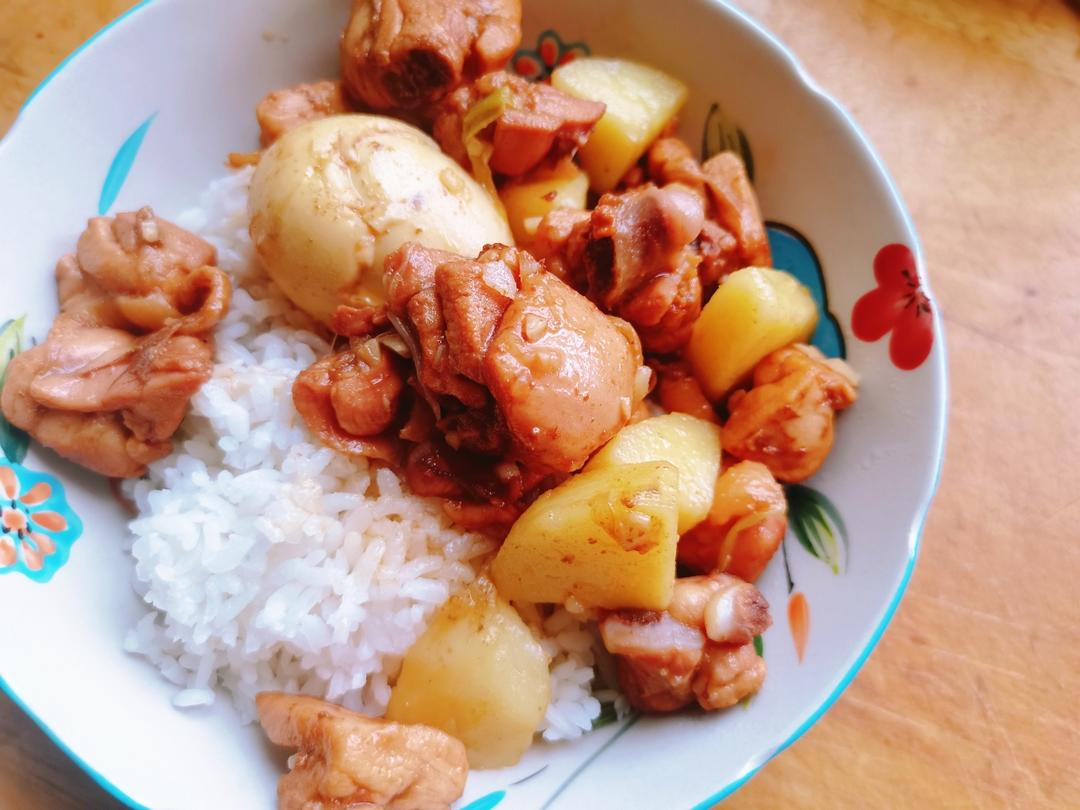 可乐鸡翅炖土豆