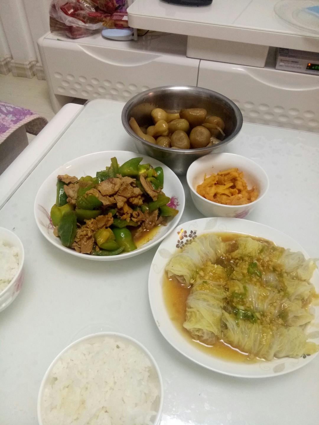 肉酿白菜卷