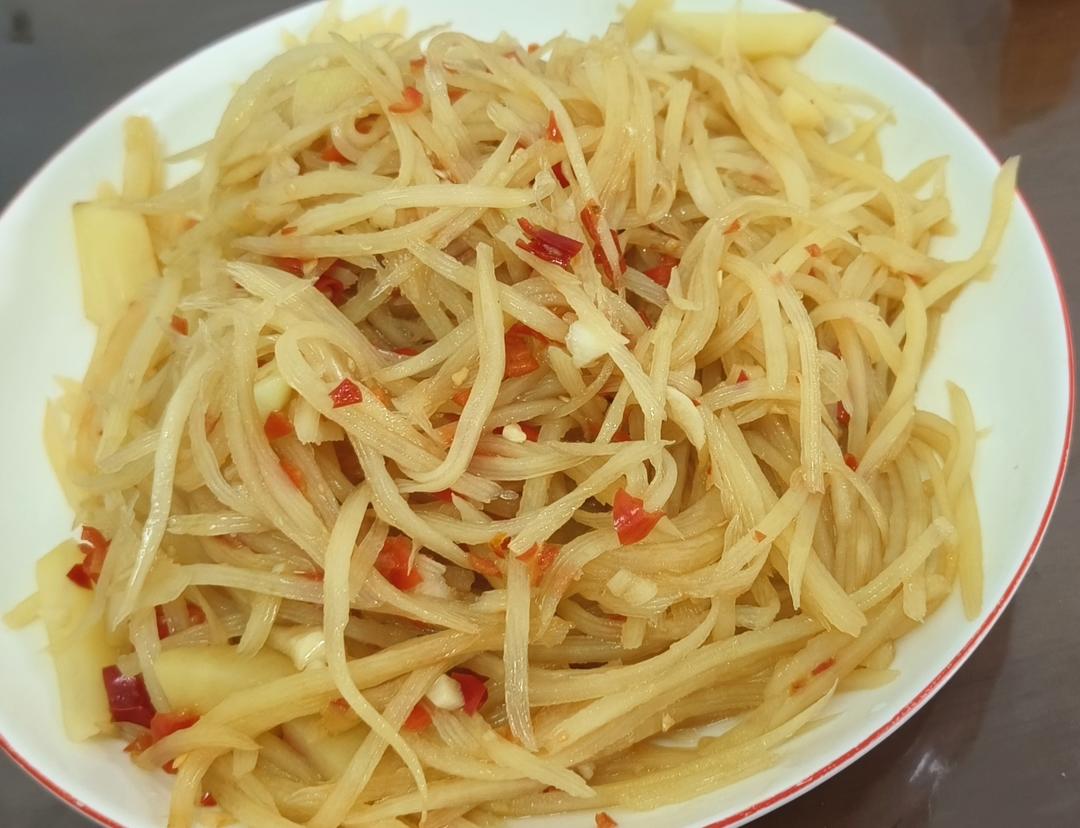 超级无敌下饭菜～酸辣土豆丝