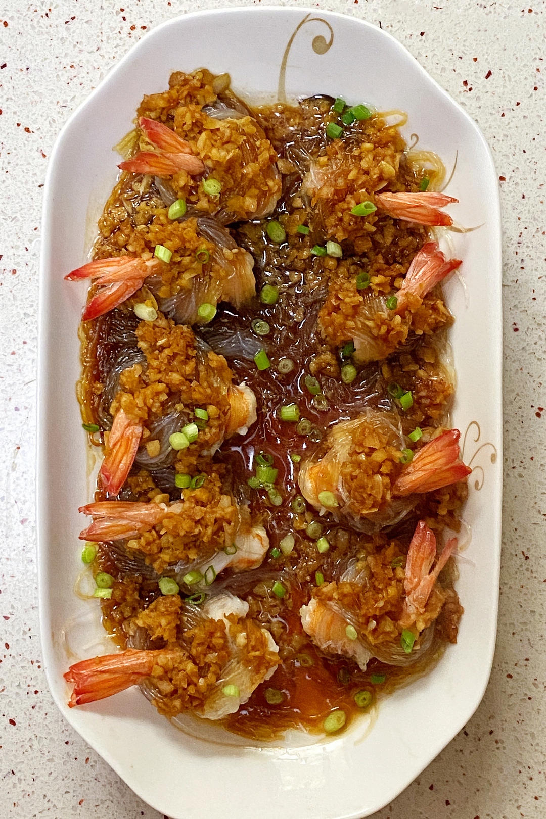 粉丝蒸虾球（吉利虾球）