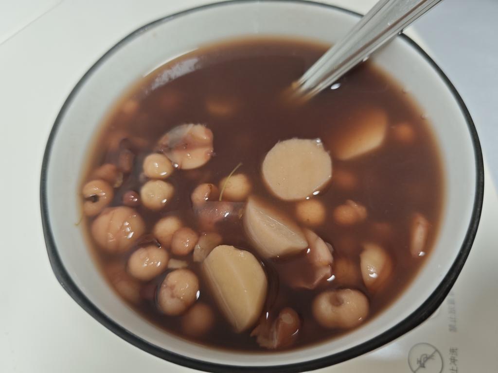 红豆莲子香芋汤