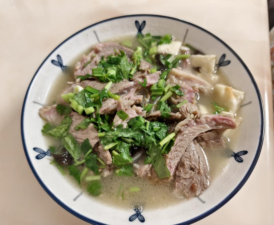 家庭版羊肉泡馍