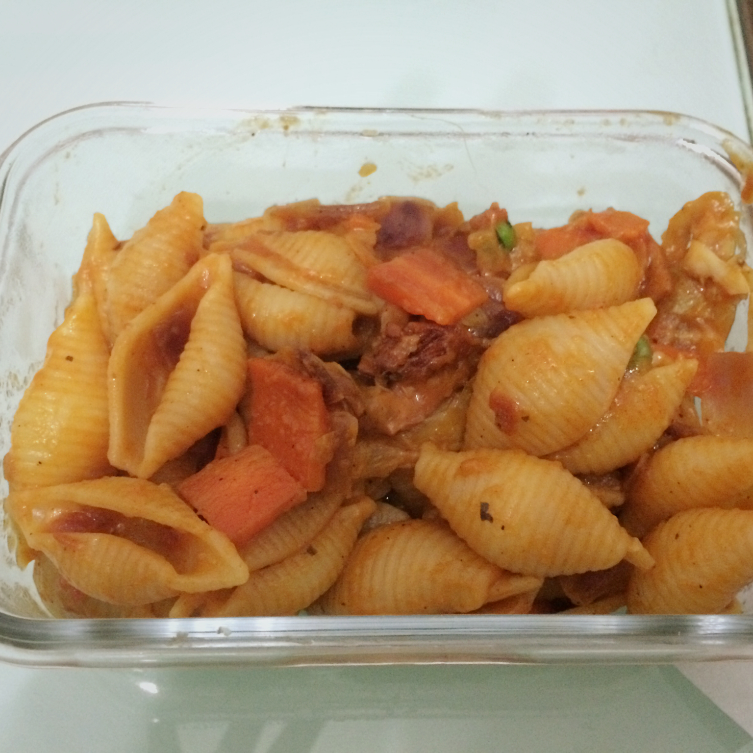 鸡胸肉番茄意面 - 贝壳面