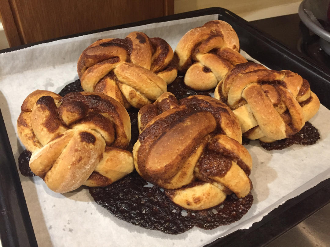 好吃但没罪恶感的法式肉桂卷(cinnamon buns)