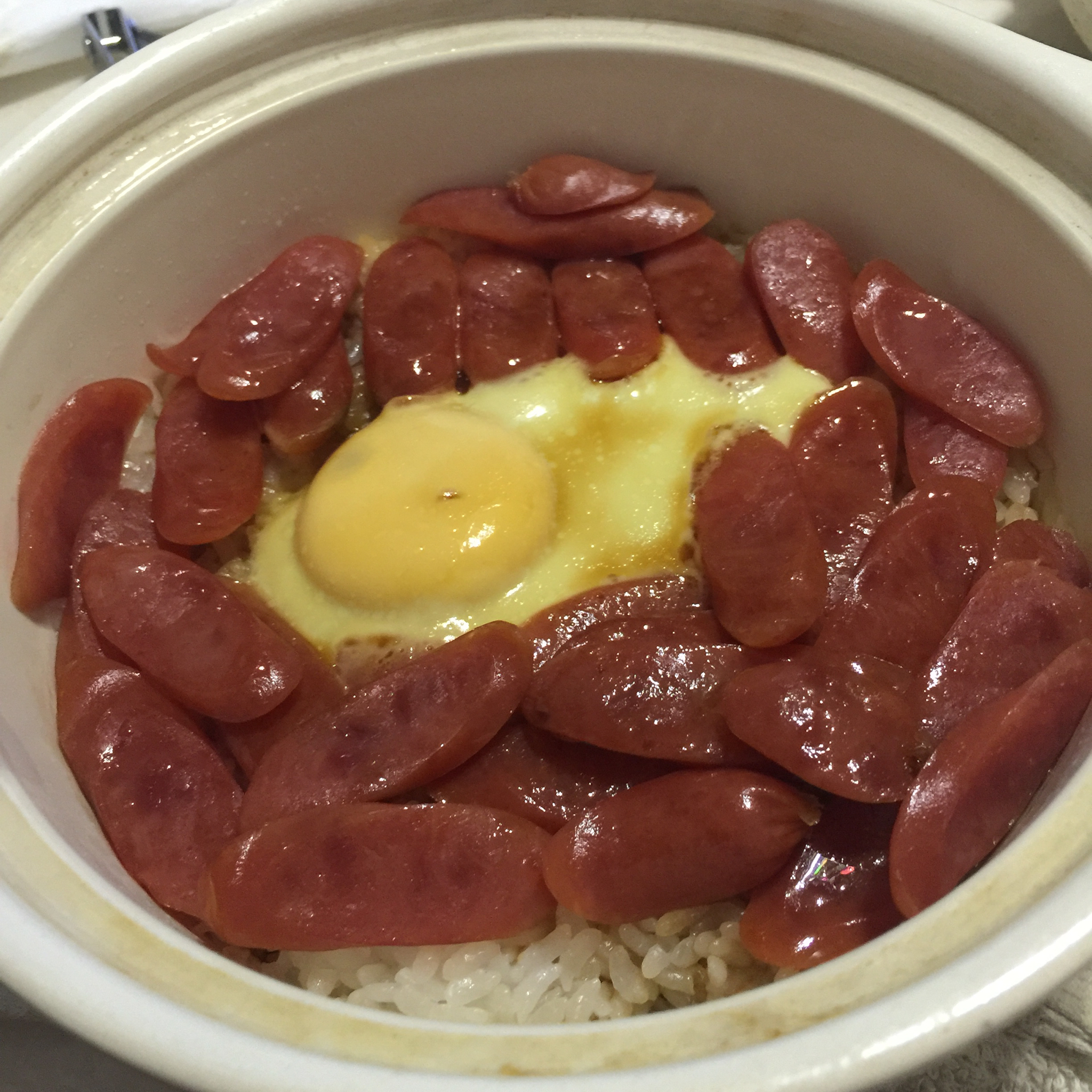 香肠煲仔饭