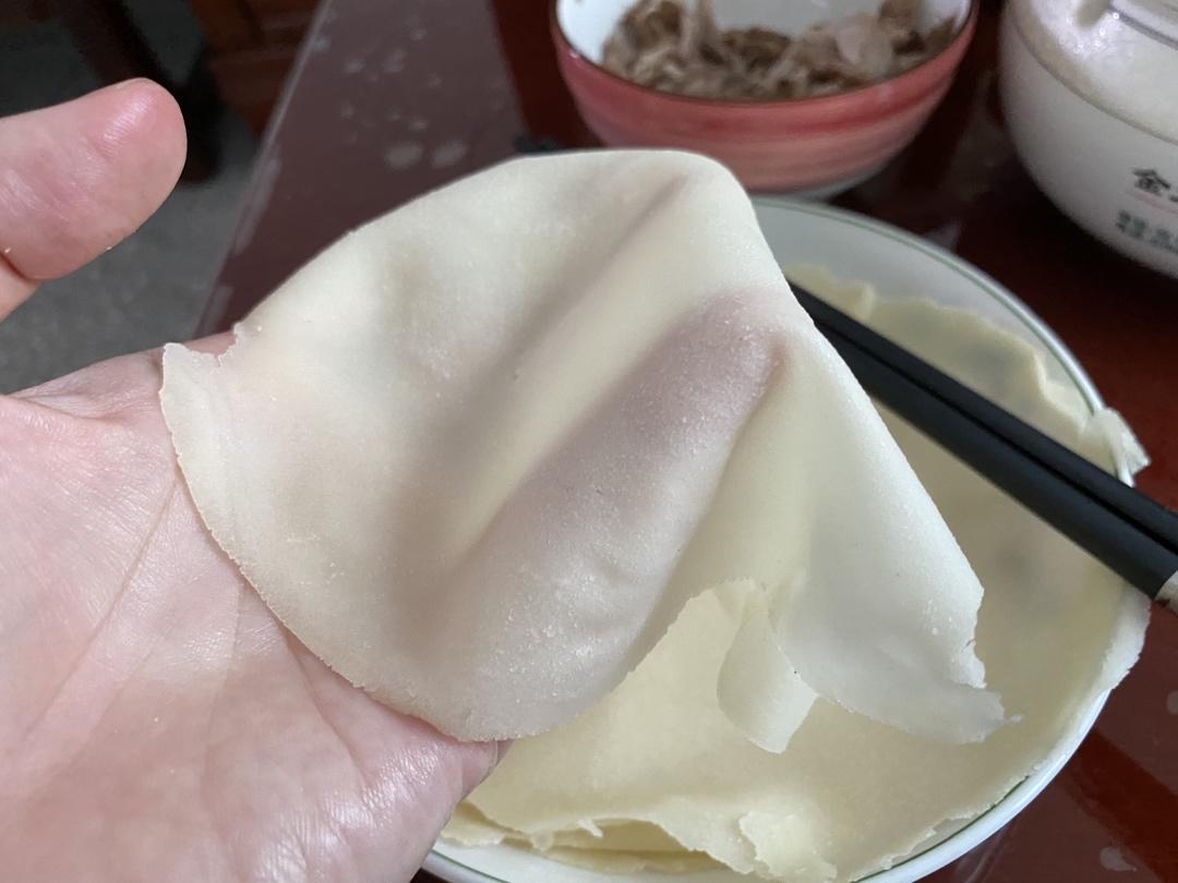 春饼   轻松一次做出十几张的春饼皮