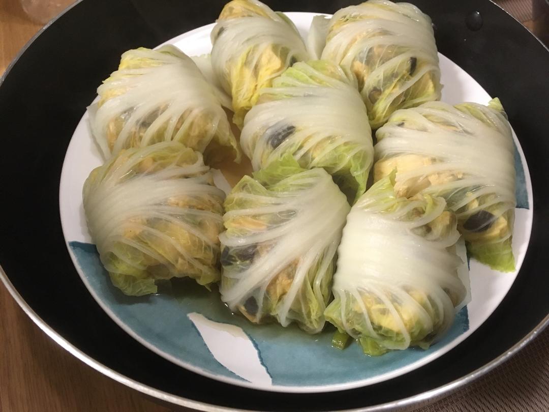 【健康三餐】清蒸鸡肉白菜卷