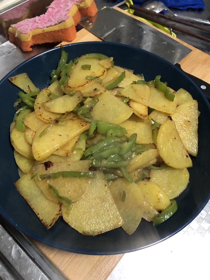 懒人版青椒土豆片