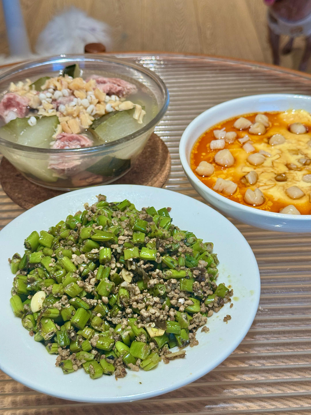 榄菜肉末四季豆