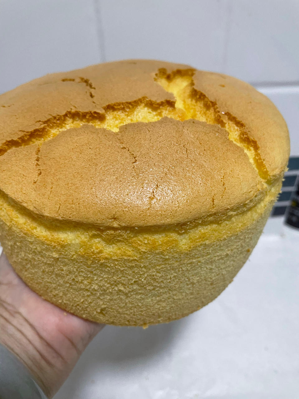 低糖低油~不裂不塌水光肌戚风蛋糕