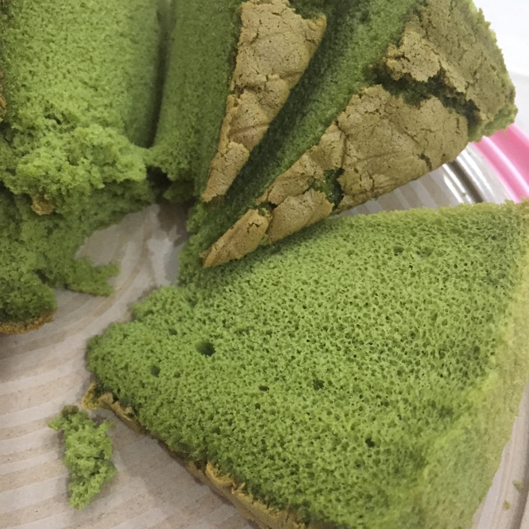 🍵清新治愈抹茶戚风——不容易消泡的秘密