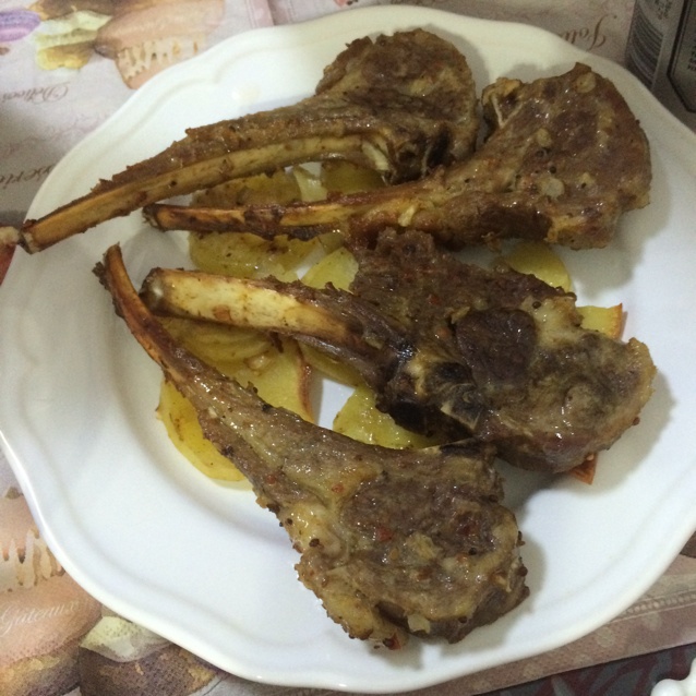 嫩烤羊排
