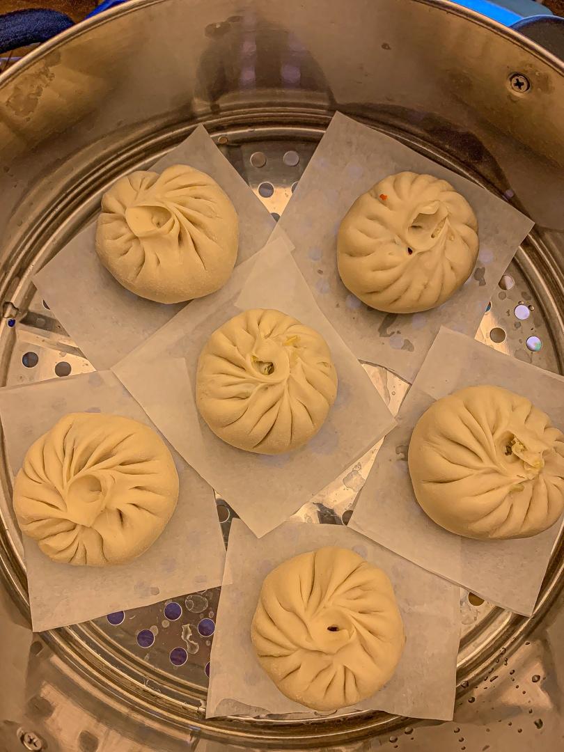 胡萝卜木耳鸡蛋素包子