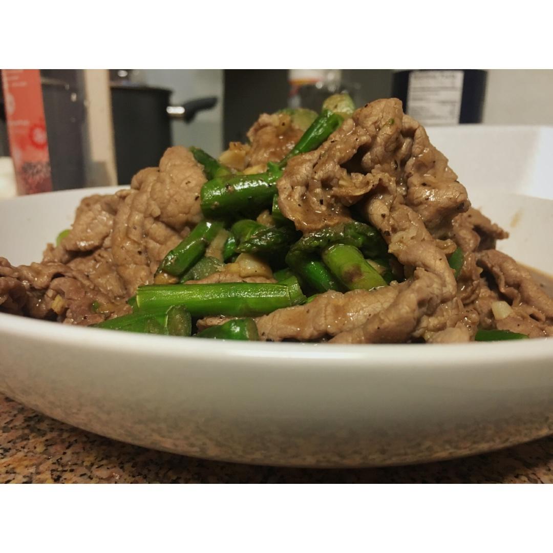 【曼食慢语】蚝油芦笋牛肉粒