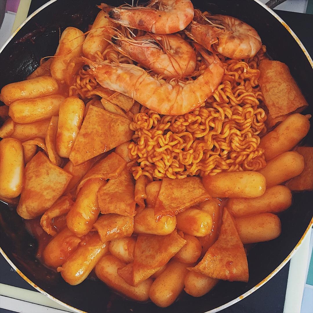 超简单的韩式炒年糕的做法