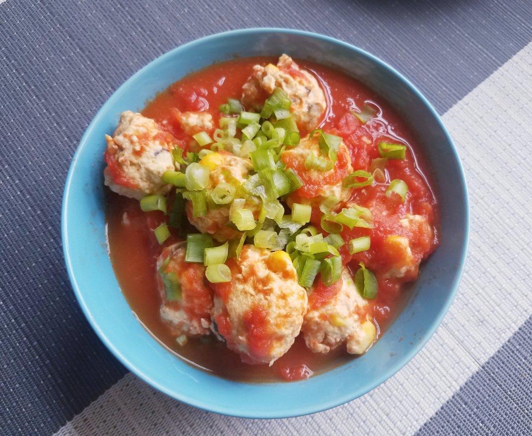 【番茄鸡肉丸】
