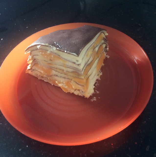 巧克力千层可丽饼