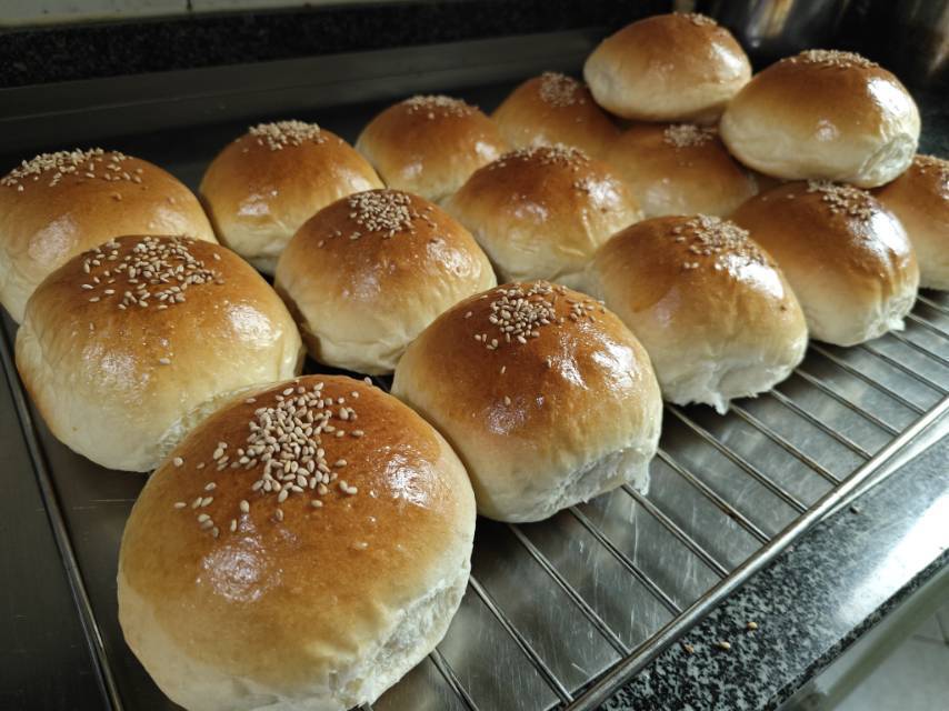 蜂蜜豆沙小餐包〔一次性发酵〕