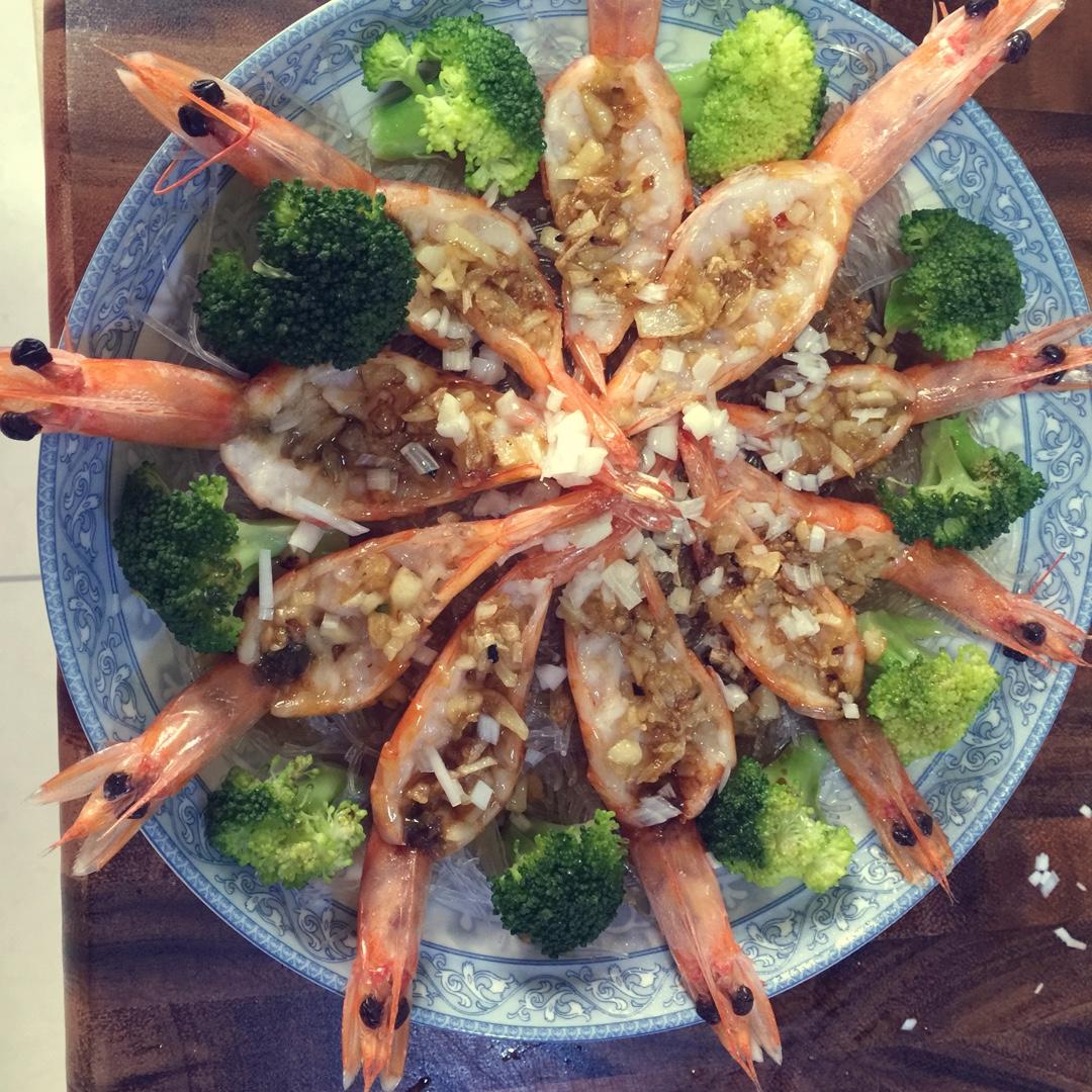 蒜蓉粉丝蒸虾