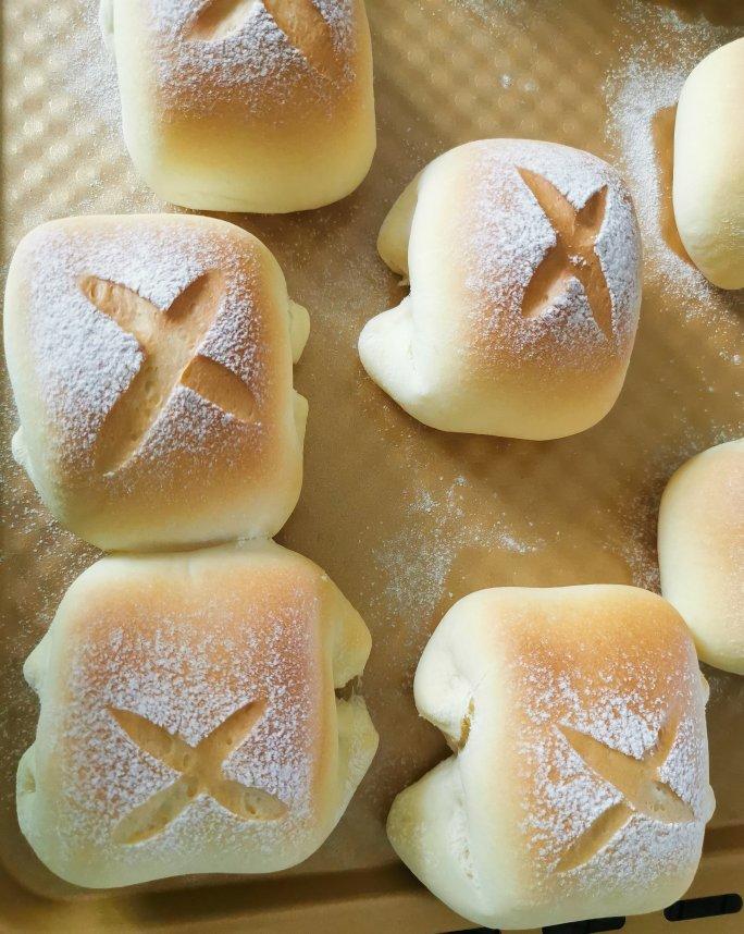 日式超软萌云朵面包卷（含详细tips）