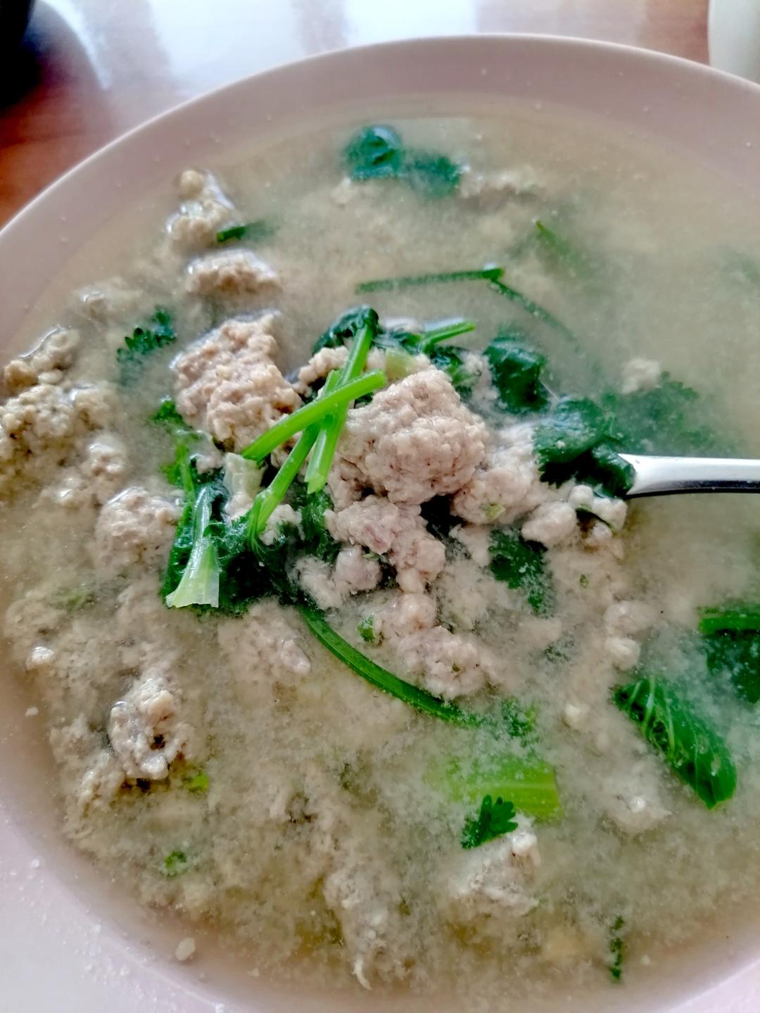 家常版牛肉丸子汤