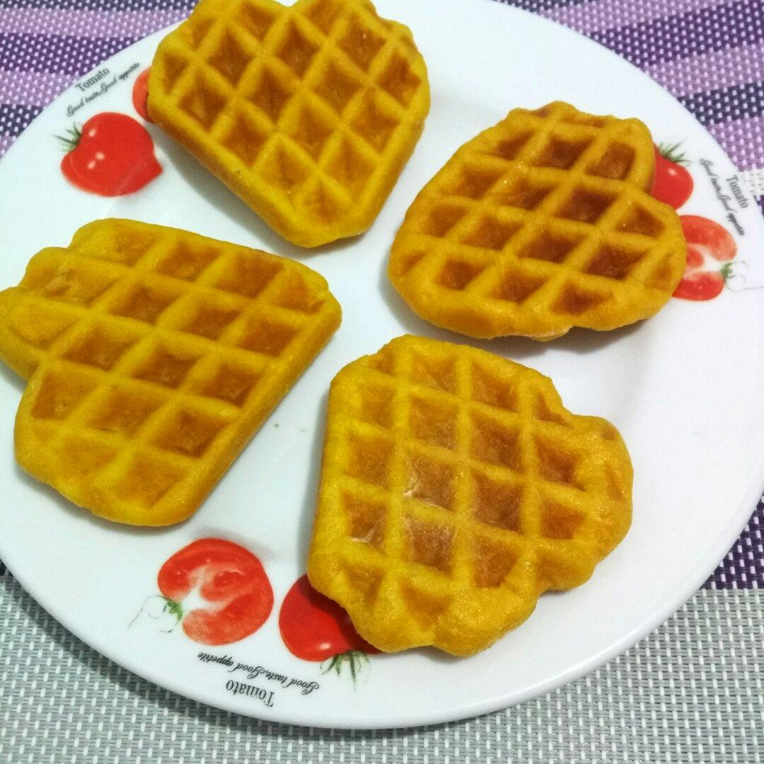 南瓜蜂蜜麦香华夫饼