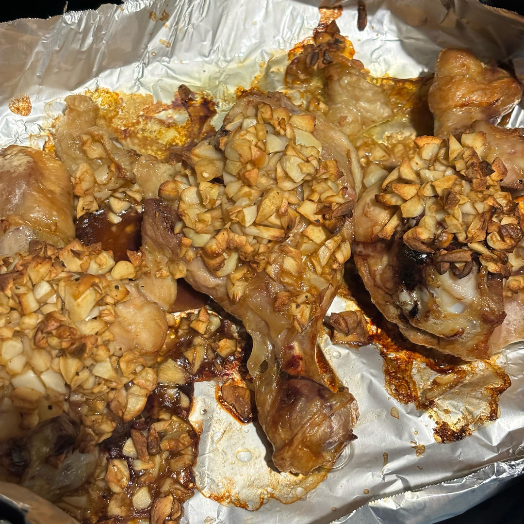 蒜香烤鸡腿