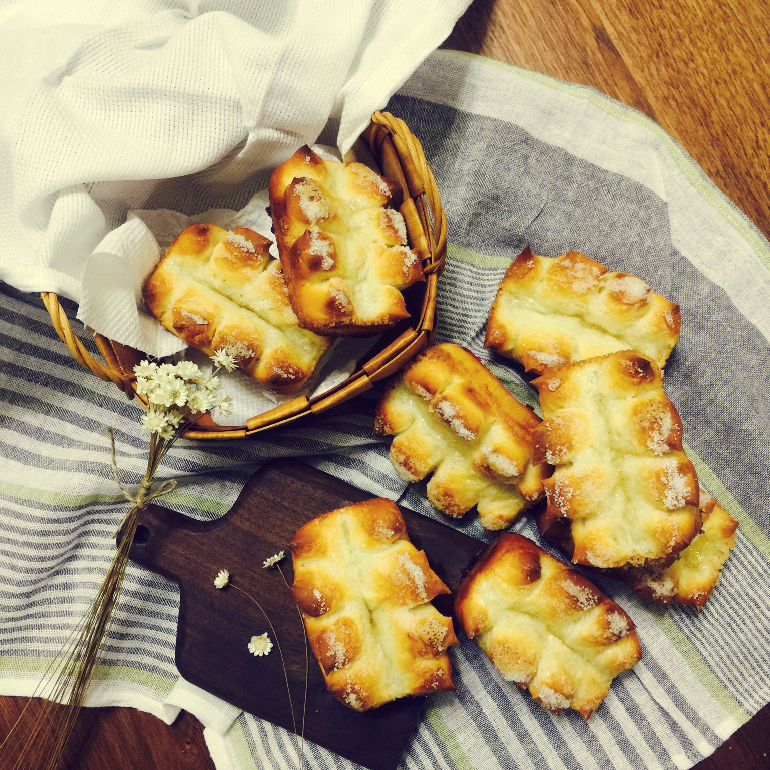 奶油砂糖迷你面包