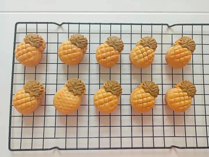 广式月饼通用饼皮（内附凤梨小菠萝🍍月饼的详细做法）