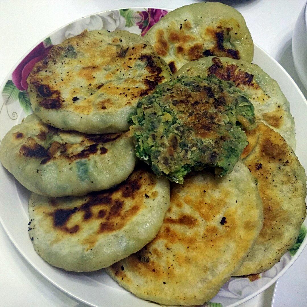 张家马小厨做的猪肉韭菜馅饼