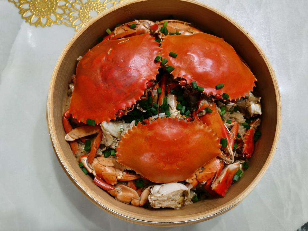 青蟹什锦糯米饭