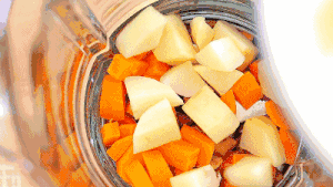 胡萝卜苹果片 宝宝辅食食谱的做法 步骤6