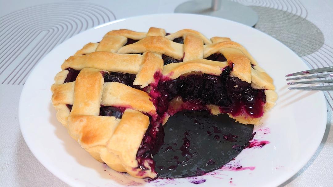 经典蓝莓派🫐Classic Blueberry pie