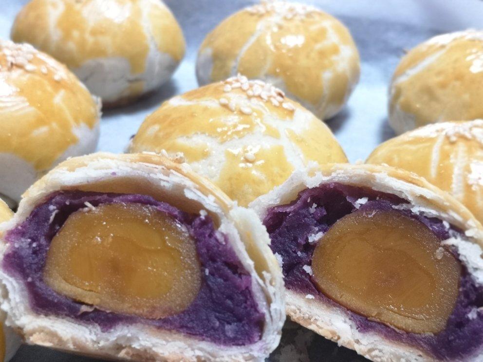 紫薯蛋黄酥/80克每个
