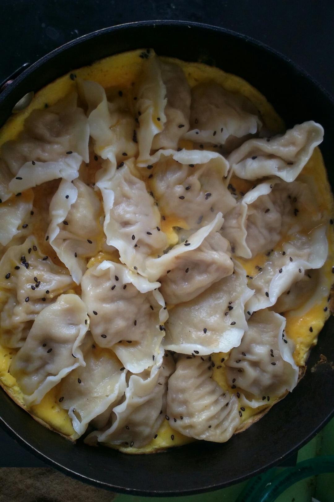 懒人快手抱蛋煎饺