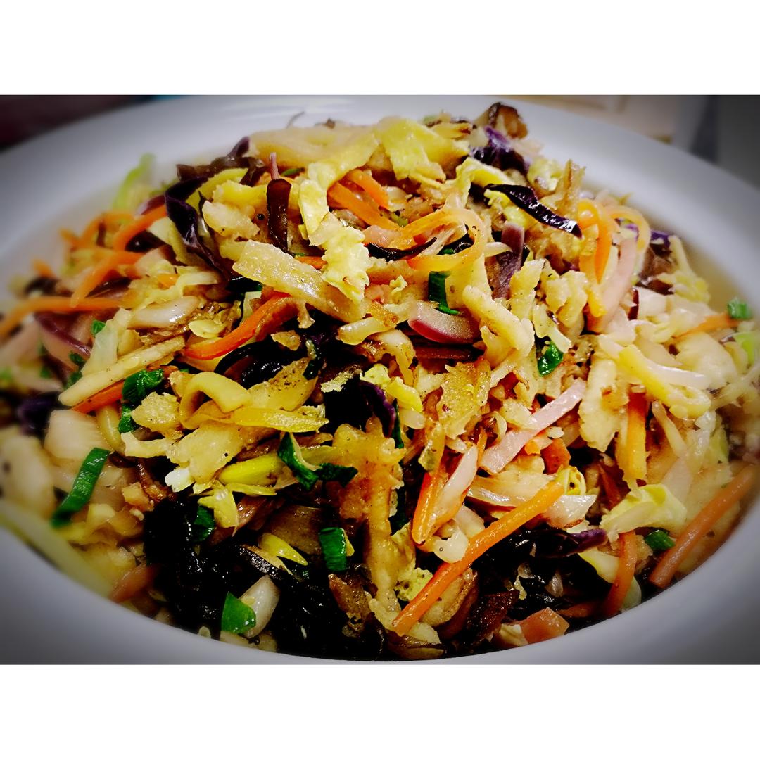 子非鱼cyz做的私房什锦炒饼