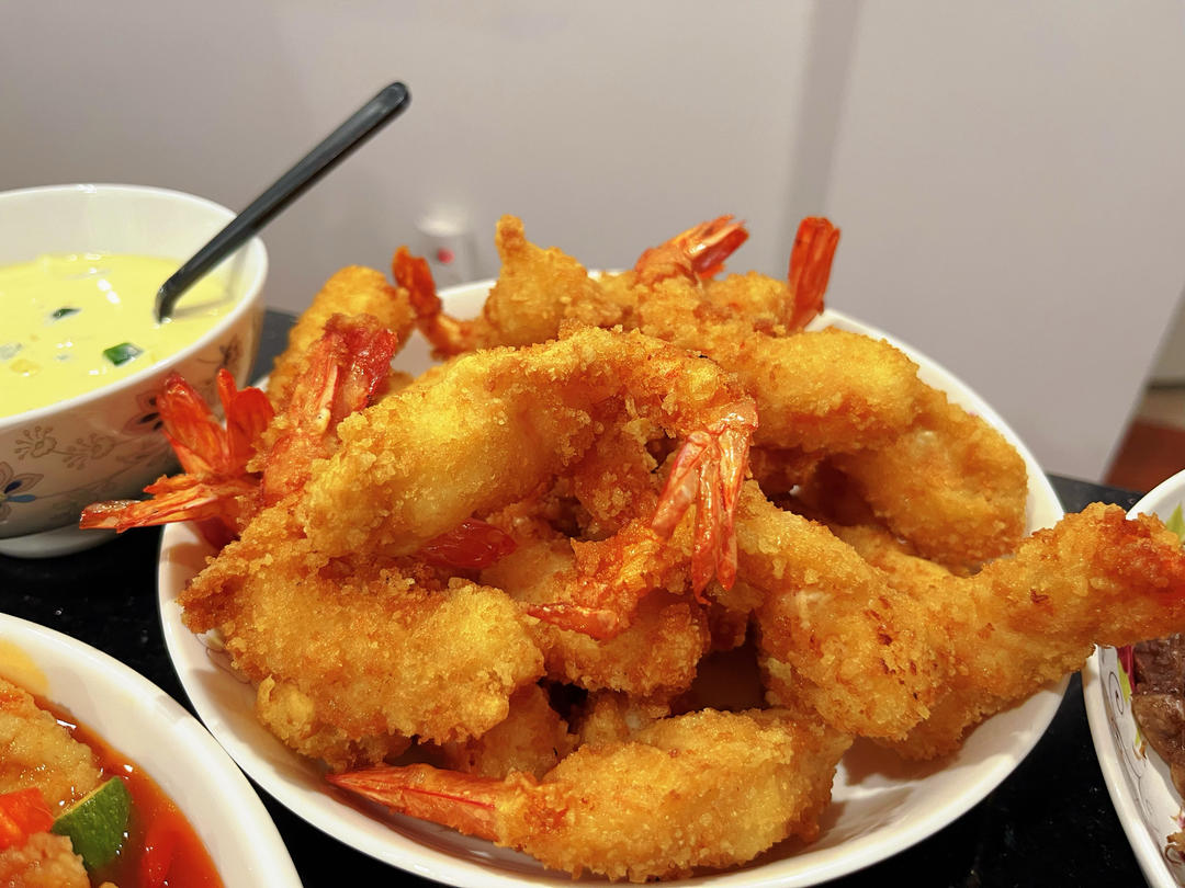 金丝炸虾—新晋最好吃的炸虾方子！（内附万能酱汁）