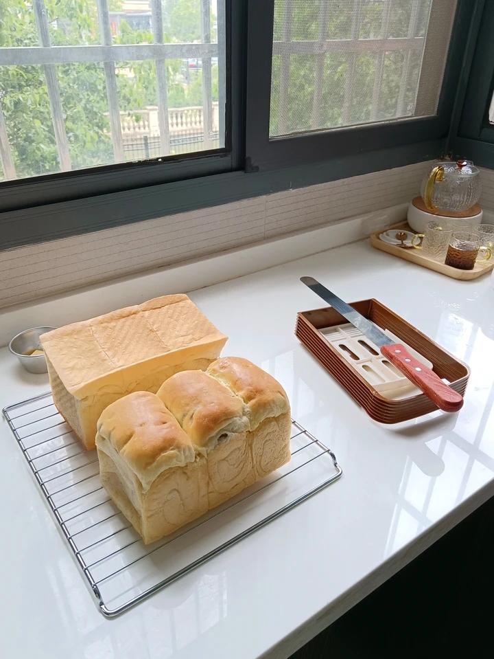 生吐司 烫种日式 无水纯奶绵软